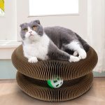 5-Star Fun: Foldable Cat Scratching Post.